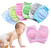 TRIDALAM Baby Knee Pads for Crawling | Soft Anti-Slip Knee Protectors | Breathable Cotton Knee Guards for Babies | Knee Safety Pads | Unisex | Pack of 2