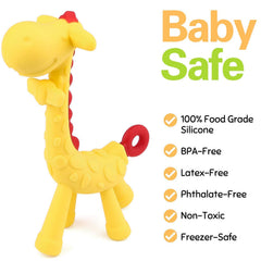 Baby Silicone Giraffe Teether