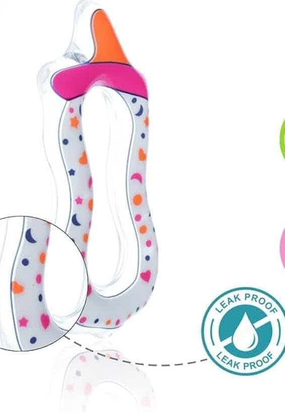 BPA-Free Baby Teether for 6–12 Months | Cooling Water-Filled Soft Teething Toy with Carry Case | Easy Grip, Non-Toxic & Travel-Friendly Infant Teething Ring