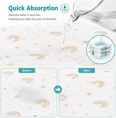 TRIDALAM Muslin Baby Towel for Newborn | Super Soft & Lightweight Baby Bath Towel | Breathable Muslin Fabric | Gentle Baby Towel | Pack of 1 | Assorted Print