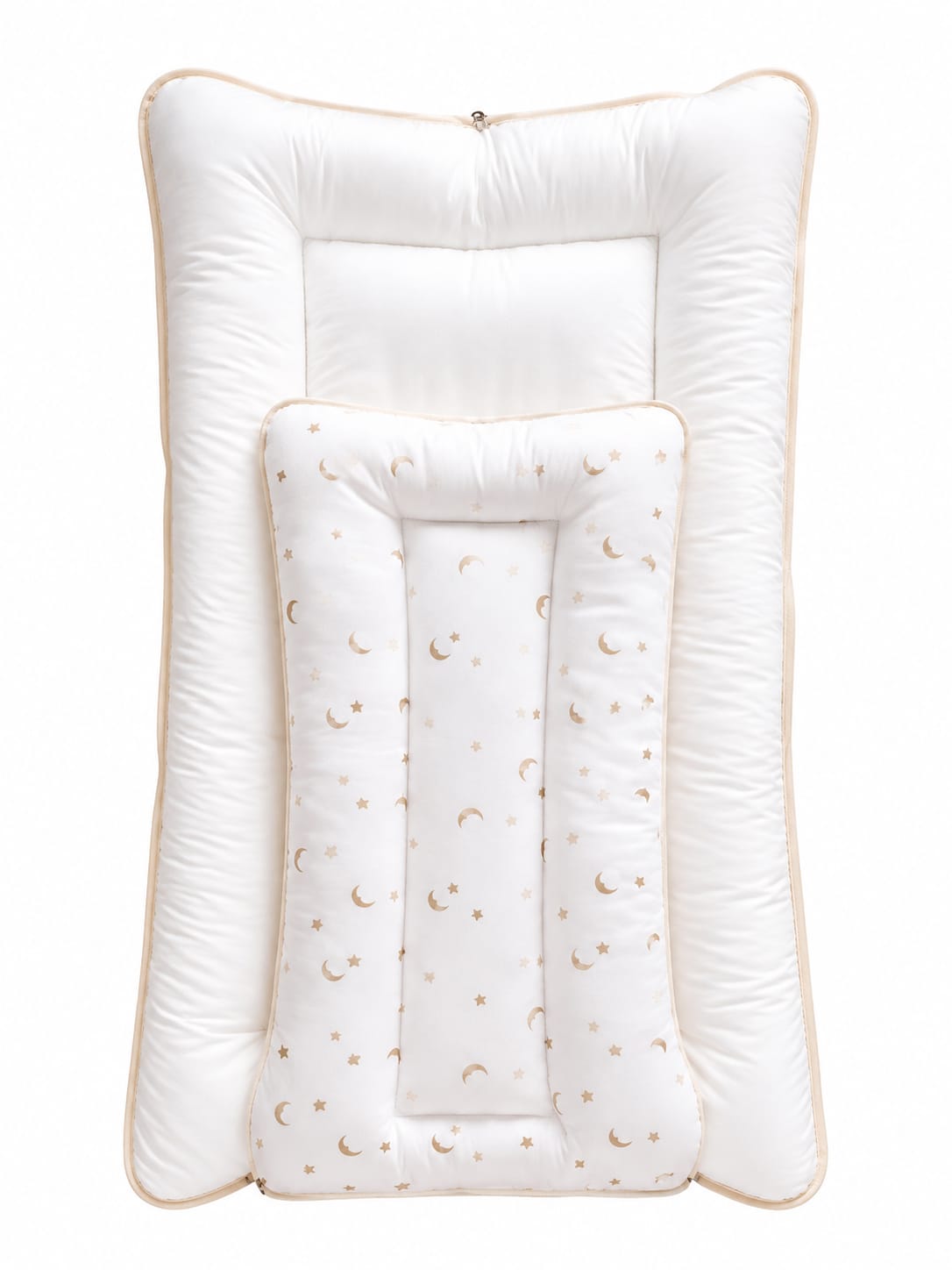TRIDALAM Newborn Muslin Feeding Pillow | Soft Baby Nursing Support Cushion (0–3 Months) | Breathable Fabric | Assorted Prints